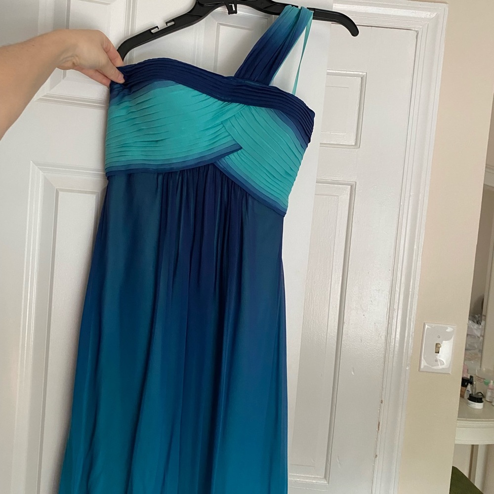 BCBG Blue Ombré Gown - Picture 4 of 7